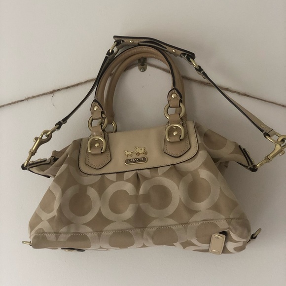 COACH Beige Bag with Shoulder Strap - Picture 3 of 10